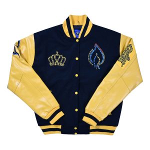 Black and Yellow Varsity Jacket