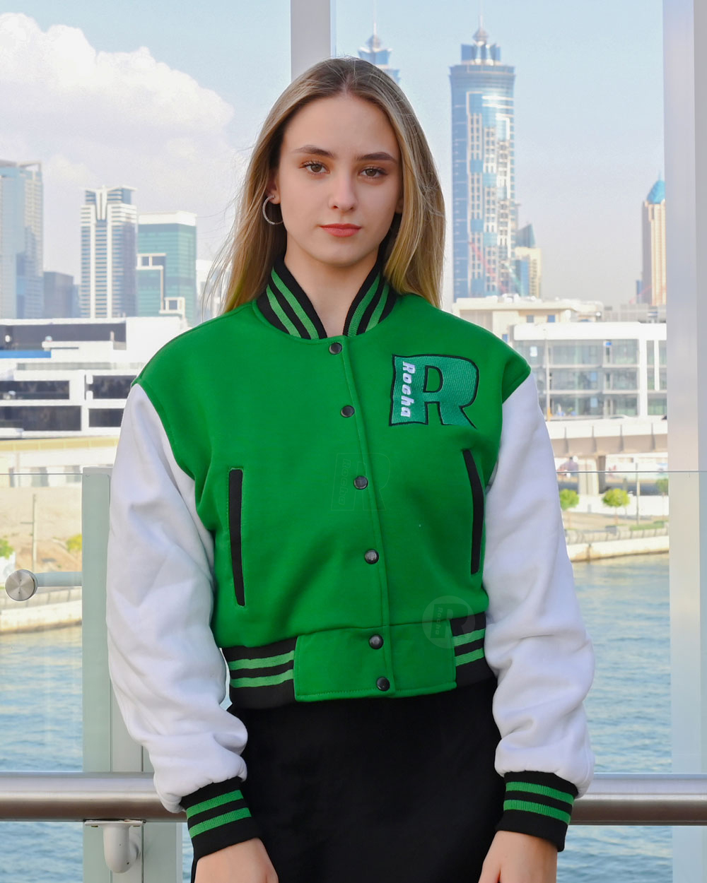 Cropped Varsity Jacket