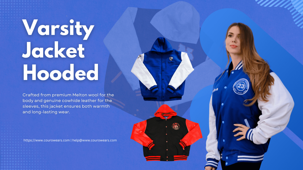 Varsity Jacket Hooded Men