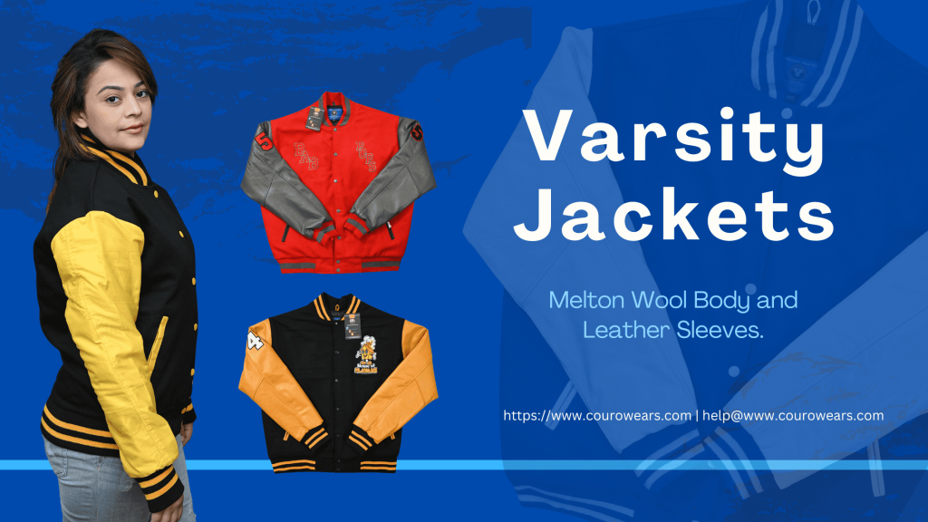 Varsity Jacket Leather Sleeves 