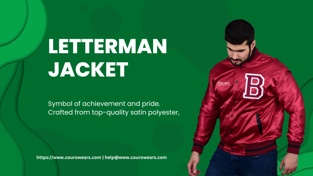 Satin polyester varsity jackets