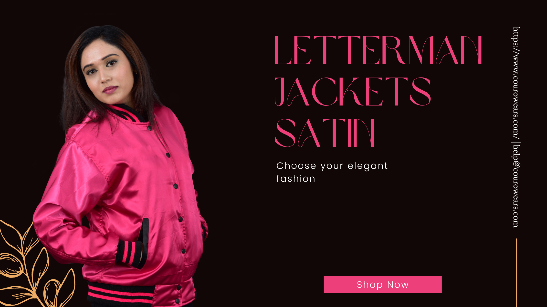 Satin polyester varsity jackets