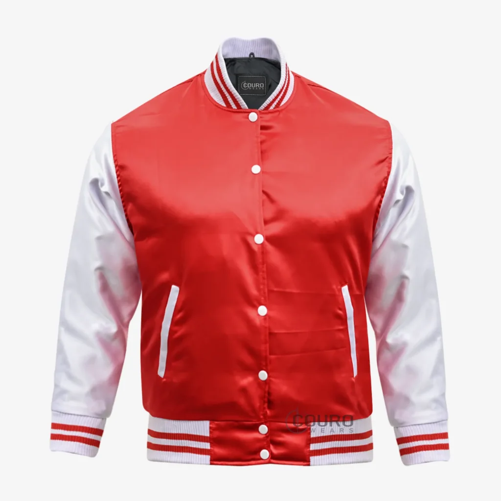 Custom Varsity Jackets Red White