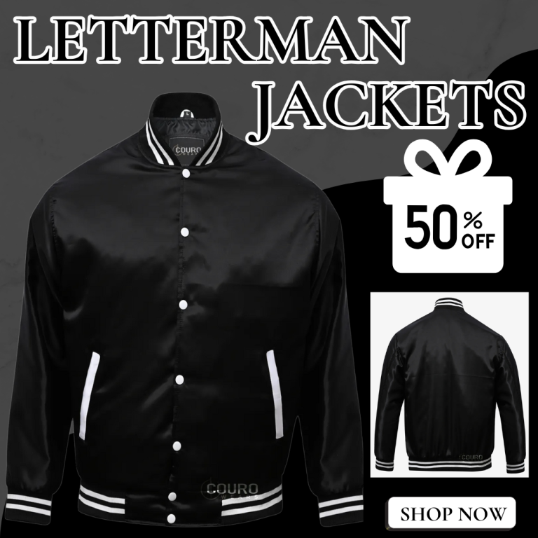 Custom Letterman Jackets Black