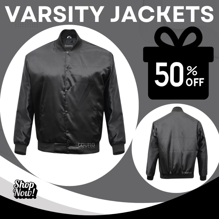 Custom Black Varsity Jackets