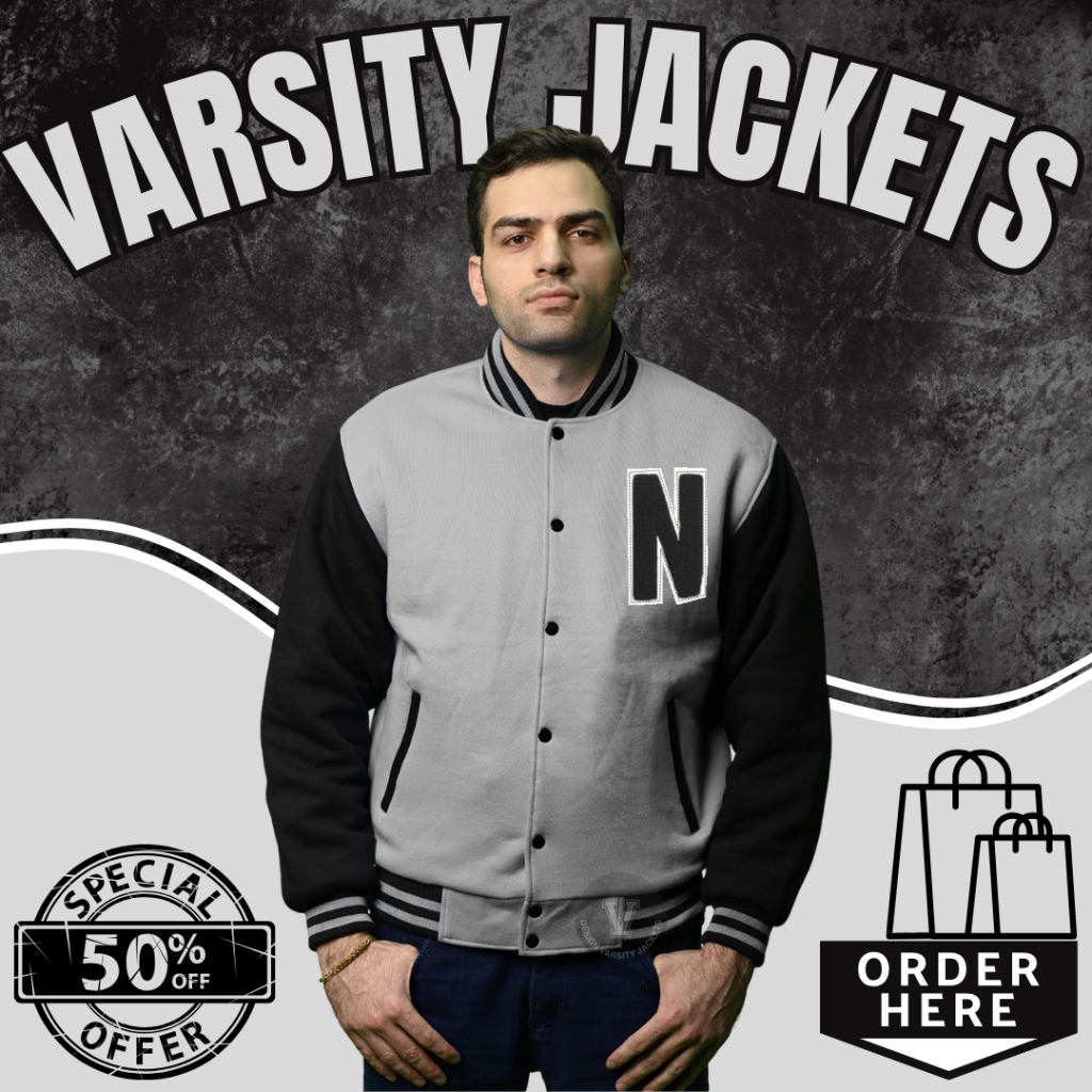 Cotton Fleece Grey and Black