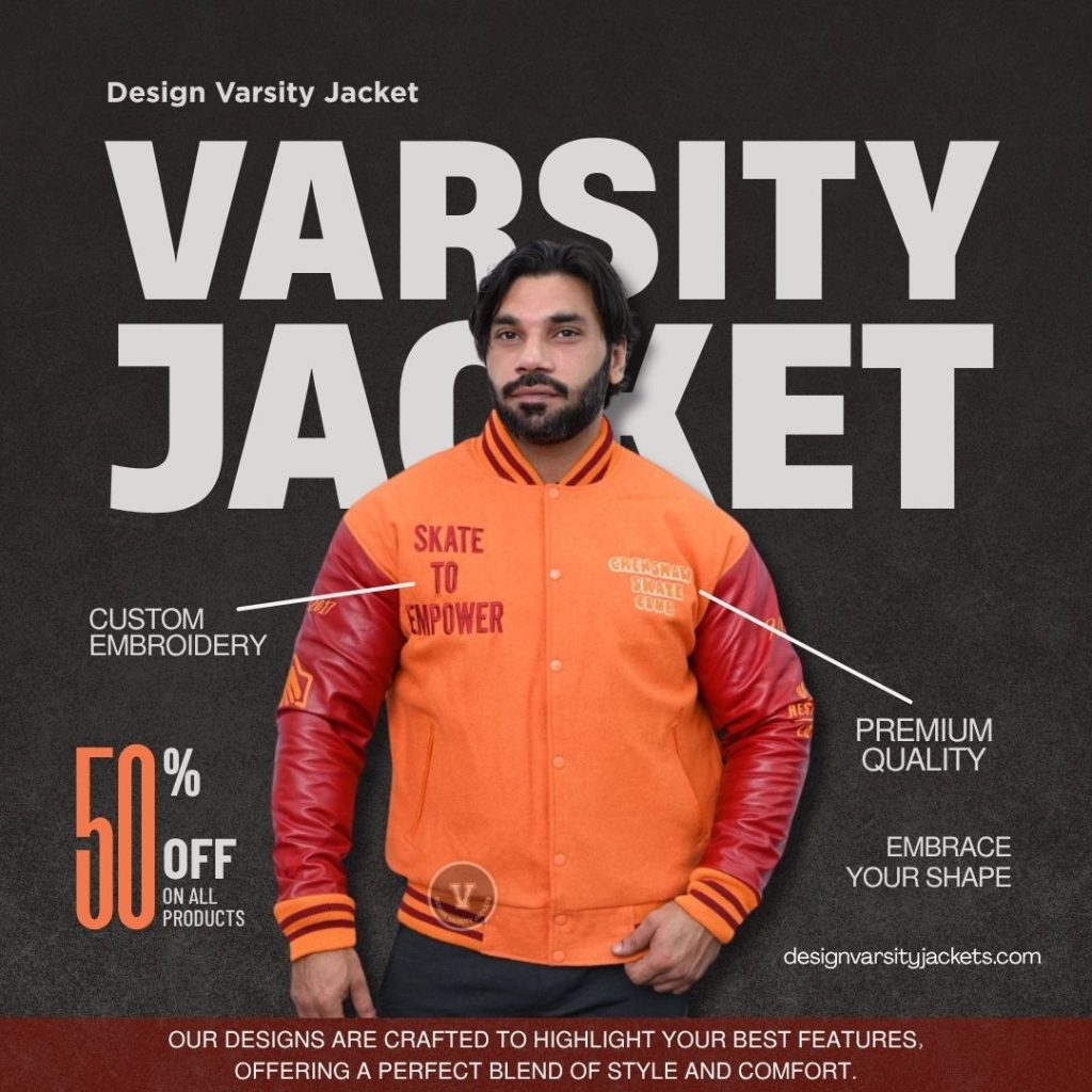 Varsity Jackets with Embroidered Names: