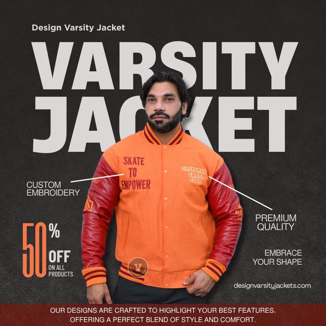 Varsity Jackets with Embroidered Names: