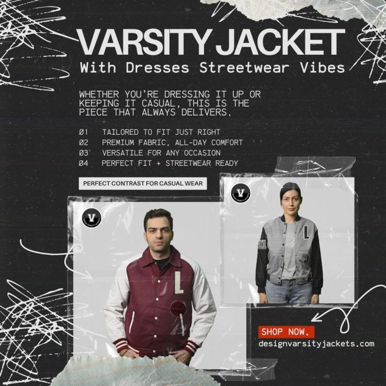 Varsity Jackets With Dresses Streetwear Looks