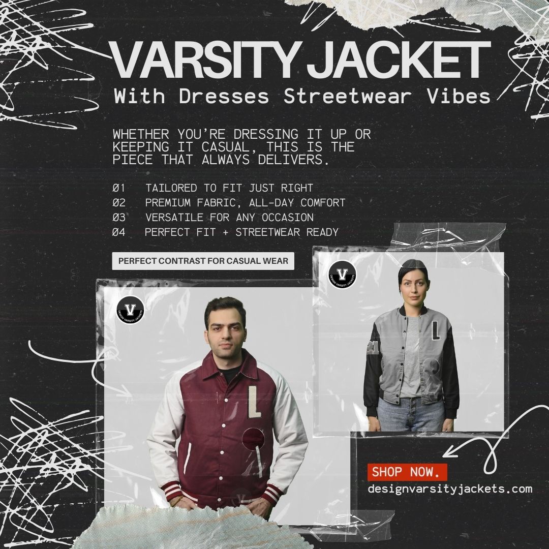 Varsity Jackets With Dresses Streetwear Looks