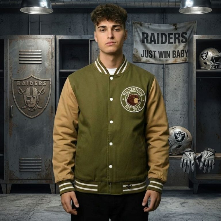 Raiders Letterman Jackets Custom Patches