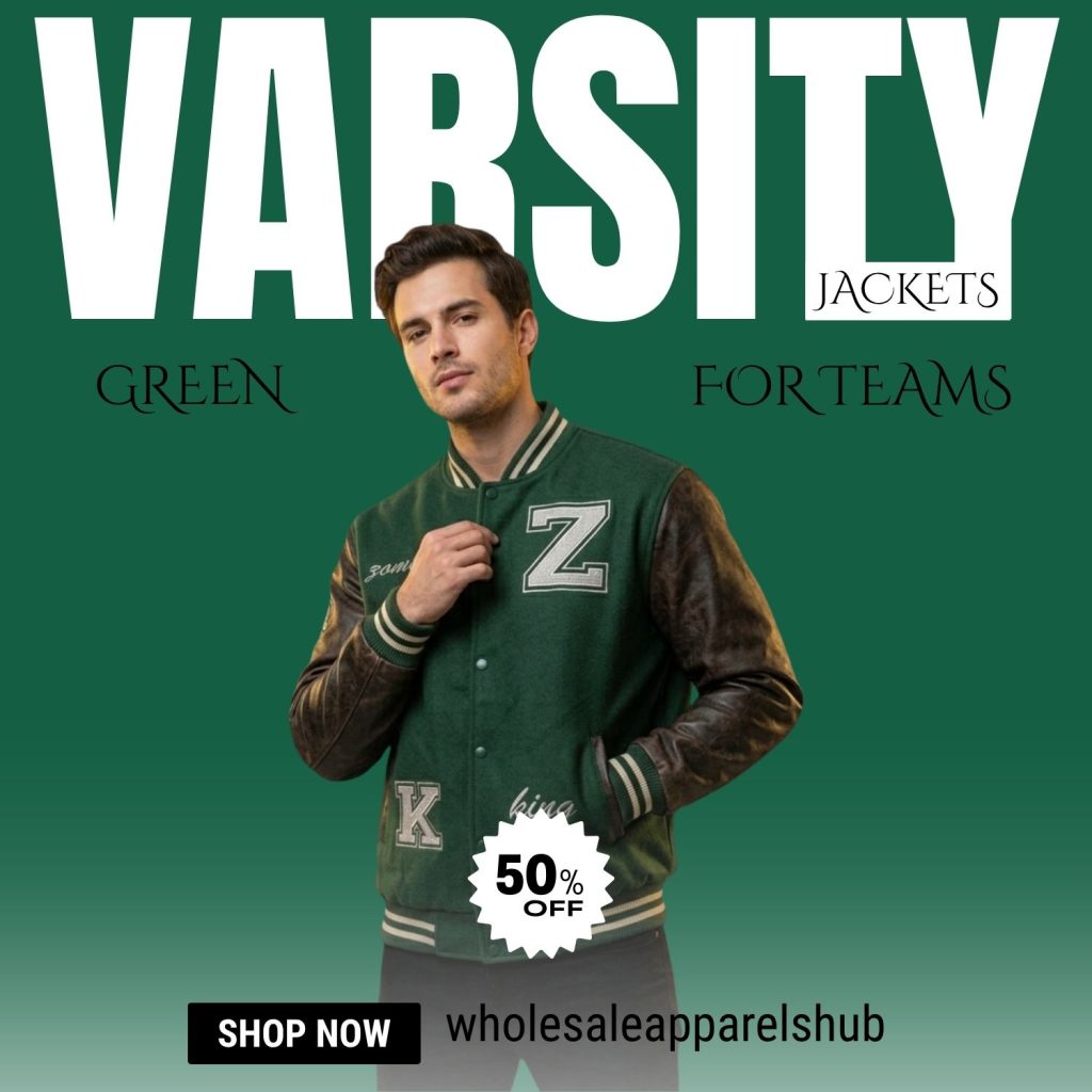 Green Varsity Jackets For Teams