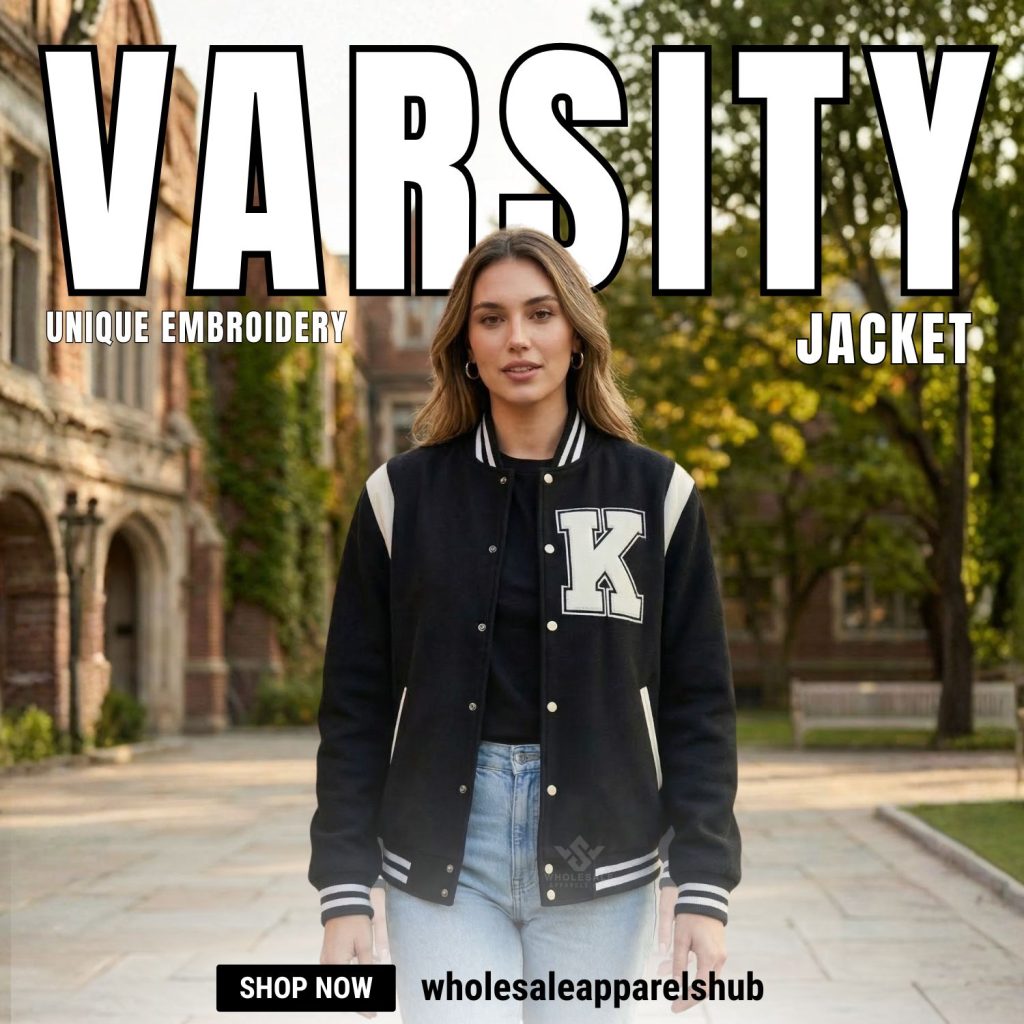 Varsity Jackets With Unique Embroidery