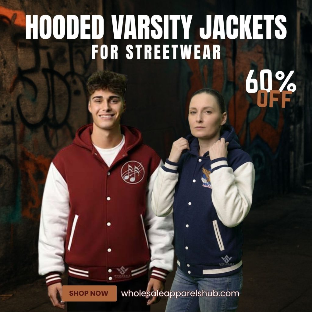 Hooded Varsity Jackets For Streetwear