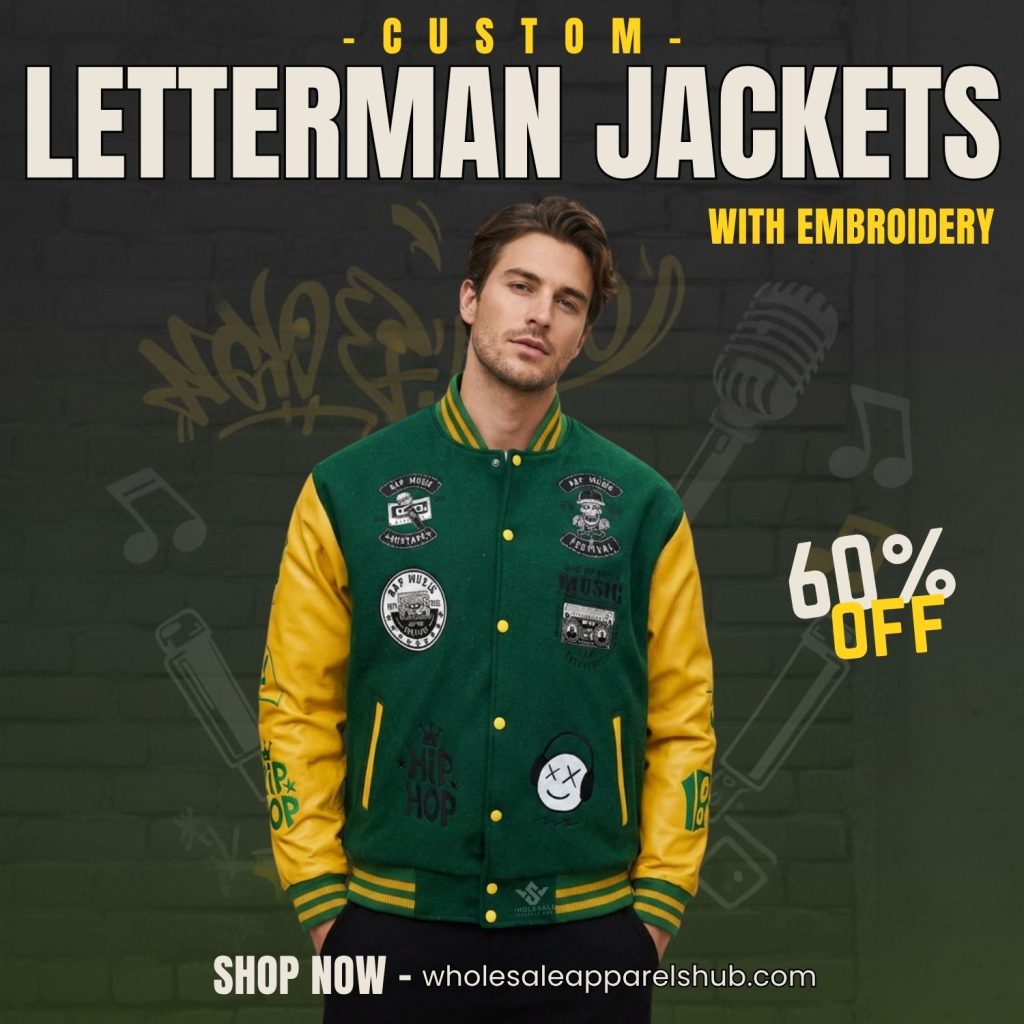 custom Letterman jackets with embroidery