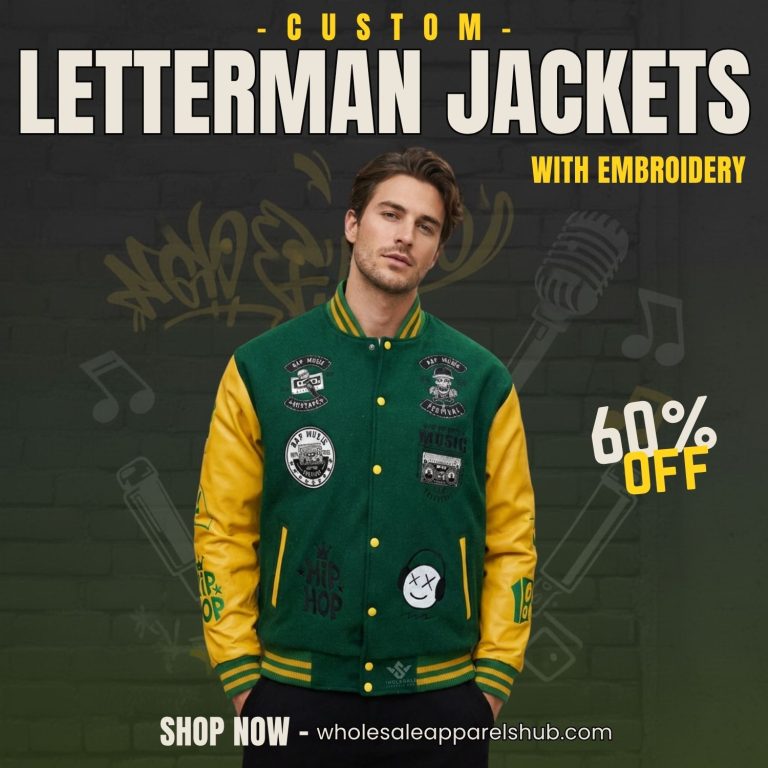 custom Letterman jackets with embroidery