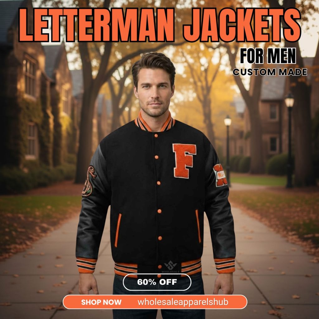 Letterman jackets for men custom made