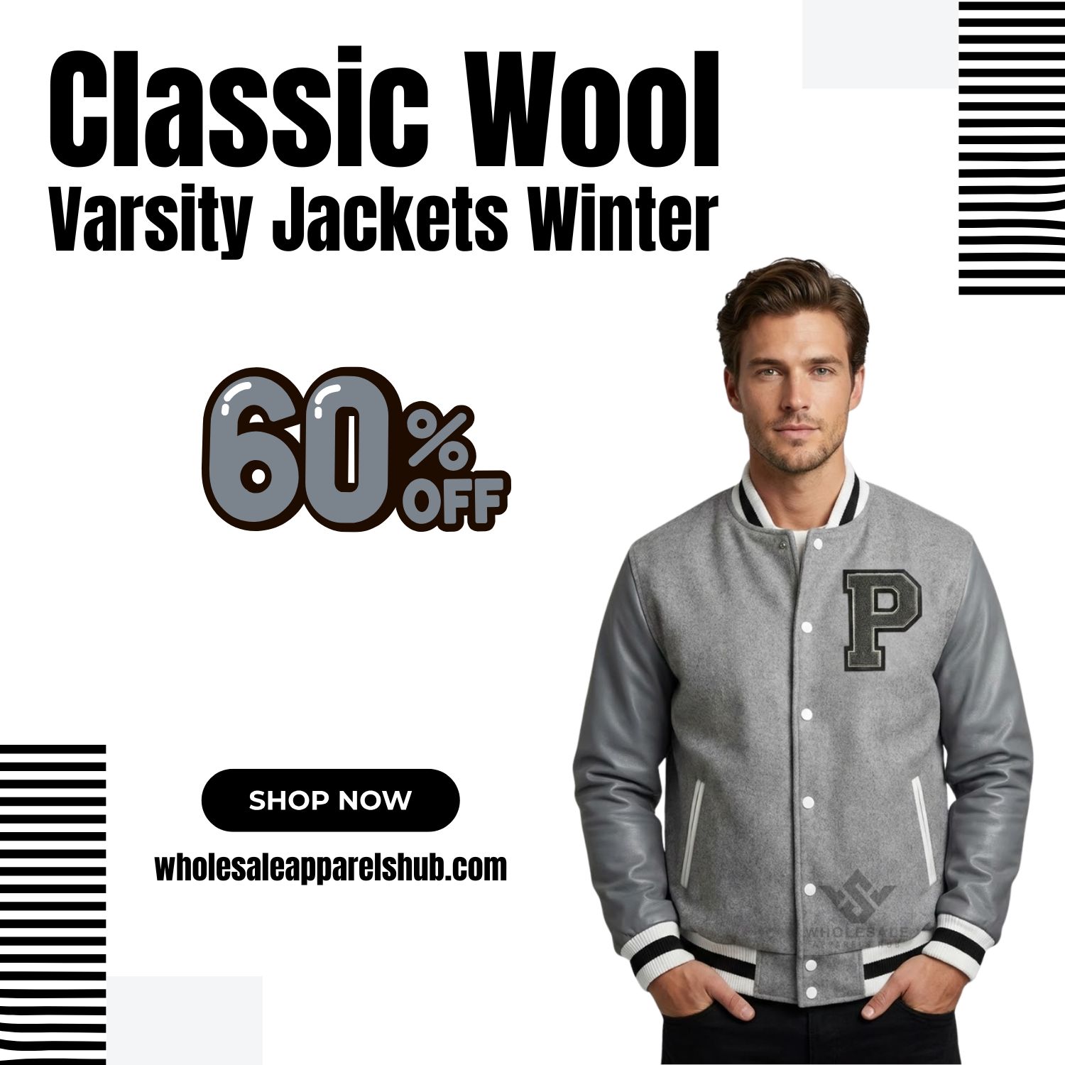 classic wool varsity jackets for winter