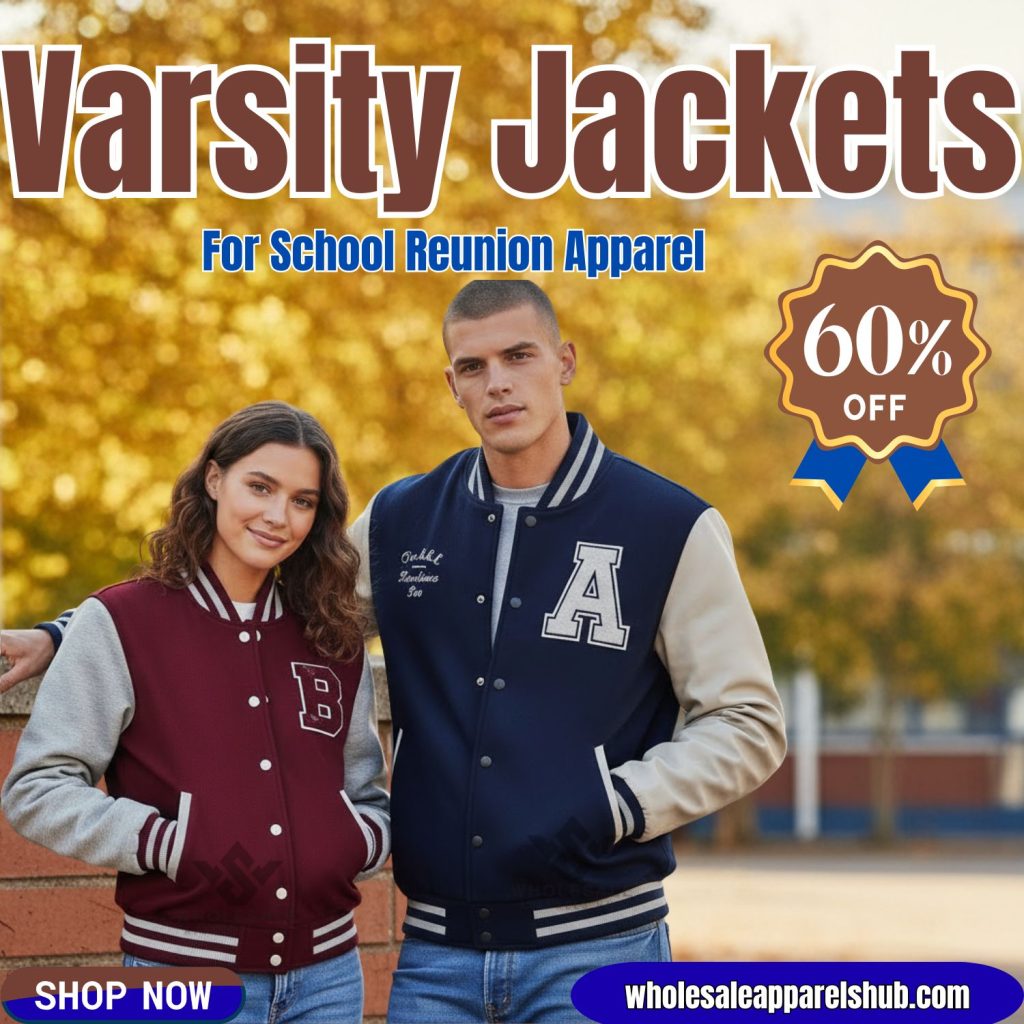 varsity jackets for school reunion apparel