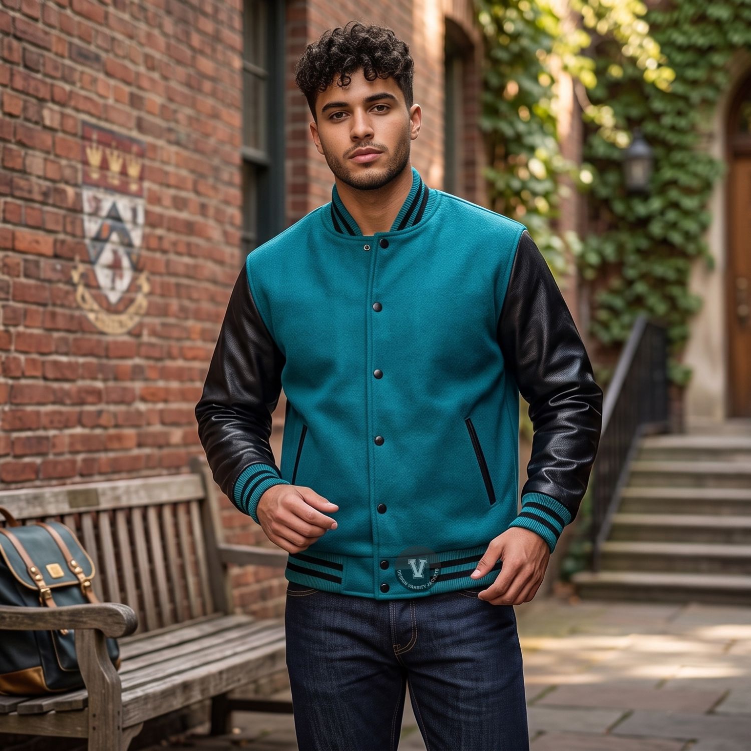 Leather Sleeve Varsity Jackets for Men